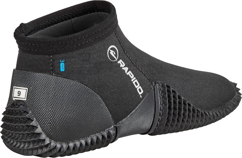 Phantom Aquatics Rapido Boutique Collection Enclave 3.0 Neoprene Wetsuit Snorkeling Surf Dive Boots Water Shoe, Great Snorkeling Surfing Dive Booties Beach Shoes for Men & Women - Image 3